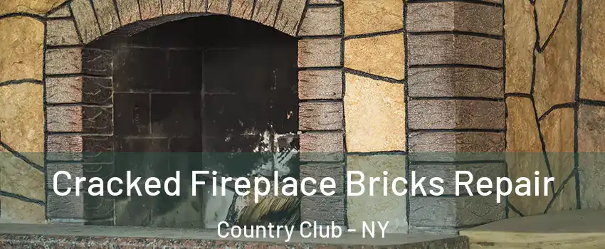 Cracked Fireplace Bricks Repair Country Club - NY