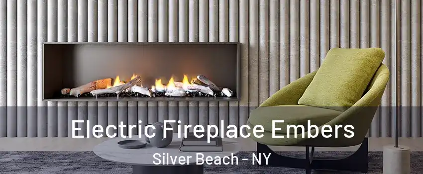 Electric Fireplace Embers Silver Beach - NY