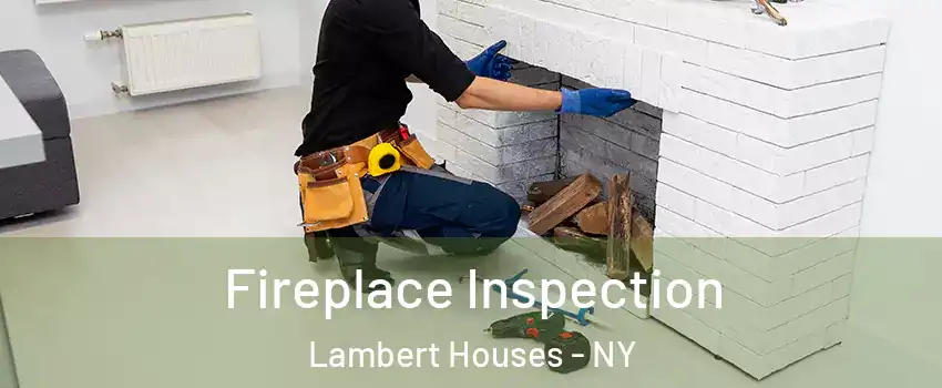 Fireplace Inspection Lambert Houses - NY