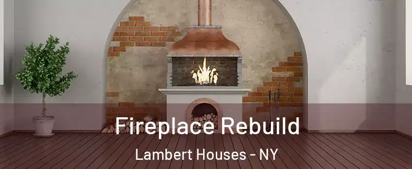 Fireplace Rebuild Lambert Houses - NY