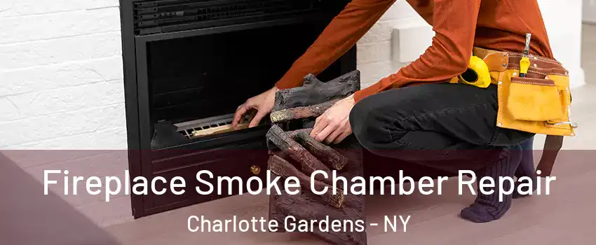 Fireplace Smoke Chamber Repair Charlotte Gardens - NY