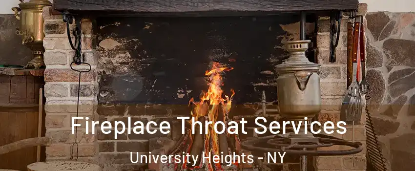 Fireplace Throat Services University Heights - NY