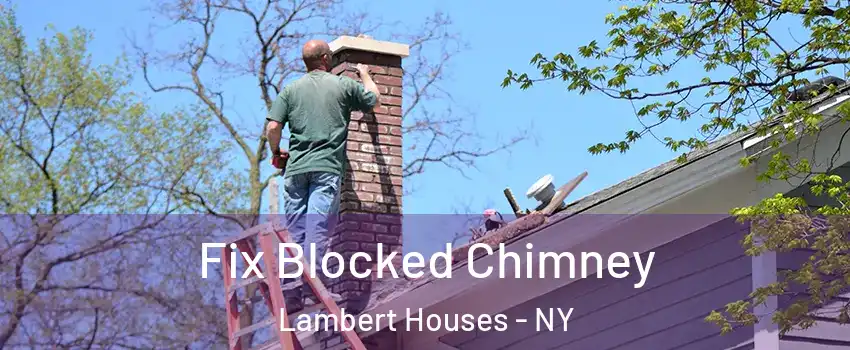 Fix Blocked Chimney Lambert Houses - NY