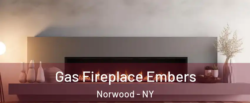 Gas Fireplace Embers Norwood - NY