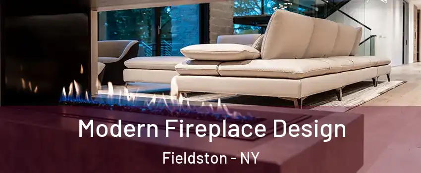 Modern Fireplace Design Fieldston - NY