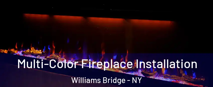 Multi-Color Fireplace Installation Williams Bridge - NY