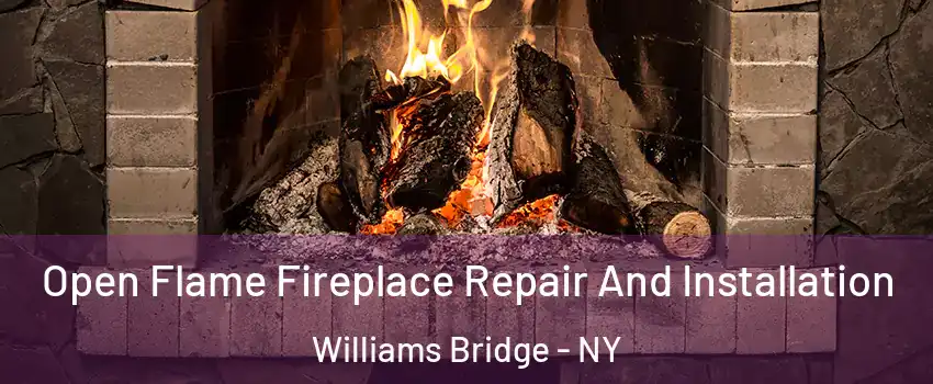 Open Flame Fireplace Repair And Installation Williams Bridge - NY